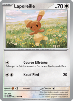 Carte Pokémon Laporeille 083/094 - Méga-Évolution Flammes Fantasmagoriques - Commune