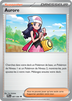 Carte Pokémon Aurore 087/094 - Méga-Évolution Flammes Fantasmagoriques - Peu commune