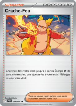 Carte Pokémon Crache-Feu 089/094 - Méga-Évolution Flammes Fantasmagoriques - Peu commune