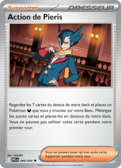 Carte Pokémon Action de Pieris 090/094 - Méga-Évolution Flammes Fantasmagoriques - Peu commune