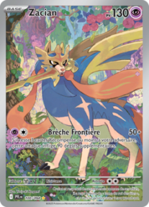 Carte Pokémon Zacian 100/094 - Méga-Évolution Flammes Fantasmagoriques - Ultra Rare