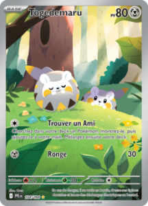 Carte Pokémon Togedemaru 104/094 - Méga-Évolution Flammes Fantasmagoriques - Ultra Rare