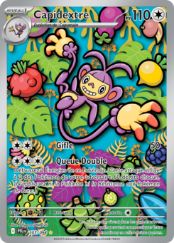 Carte Pokémon Capidextre 107/094 - Méga-Évolution Flammes Fantasmagoriques - Ultra Rare