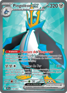 Carte Pokémon Pingoléon ex 114/094 - Méga-Évolution Flammes Fantasmagoriques - Ultra Rare