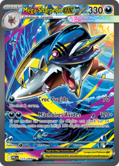 Carte Pokémon Méga-Sharpedo ex 127/094 - Méga-Évolution Flammes Fantasmagoriques - Ultra Rare