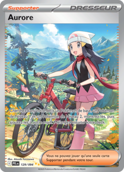 Carte Pokémon Aurore 129/094 - Méga-Évolution Flammes Fantasmagoriques - Ultra Rare