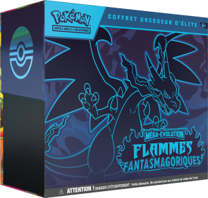 ETB Pokémon Flammes Fantasmagoriques ME 2 - Coffret Dresseur D'Élite - Dracaufeu