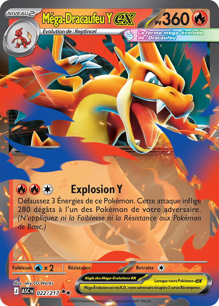 Méga-Dracaufeu Y ex -  -  - Ultra Rare
