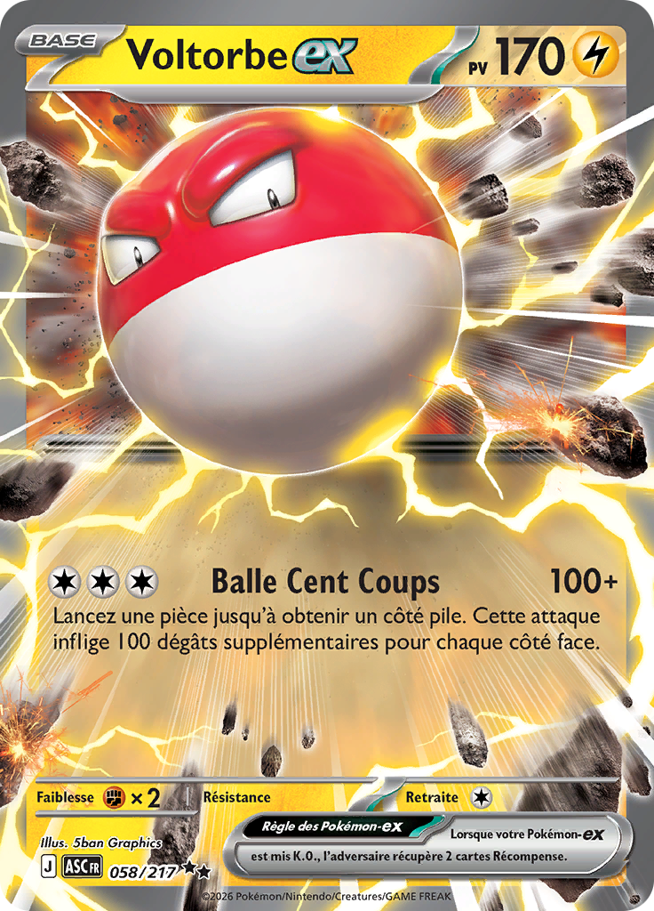 Voltorbe ex -  -  - Ultra Rare