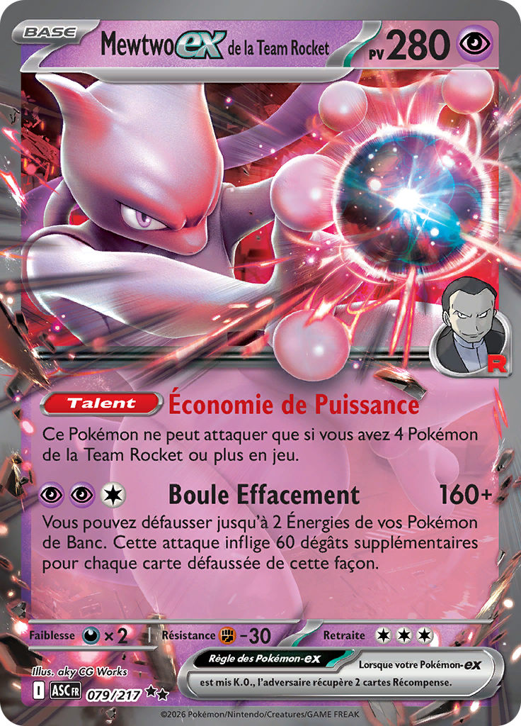 Mewtwo ex de la Team Rocket -  -  - Ultra Rare