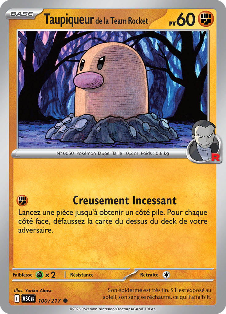 Taupiqueur de la Team Rocket -  -  - Commune