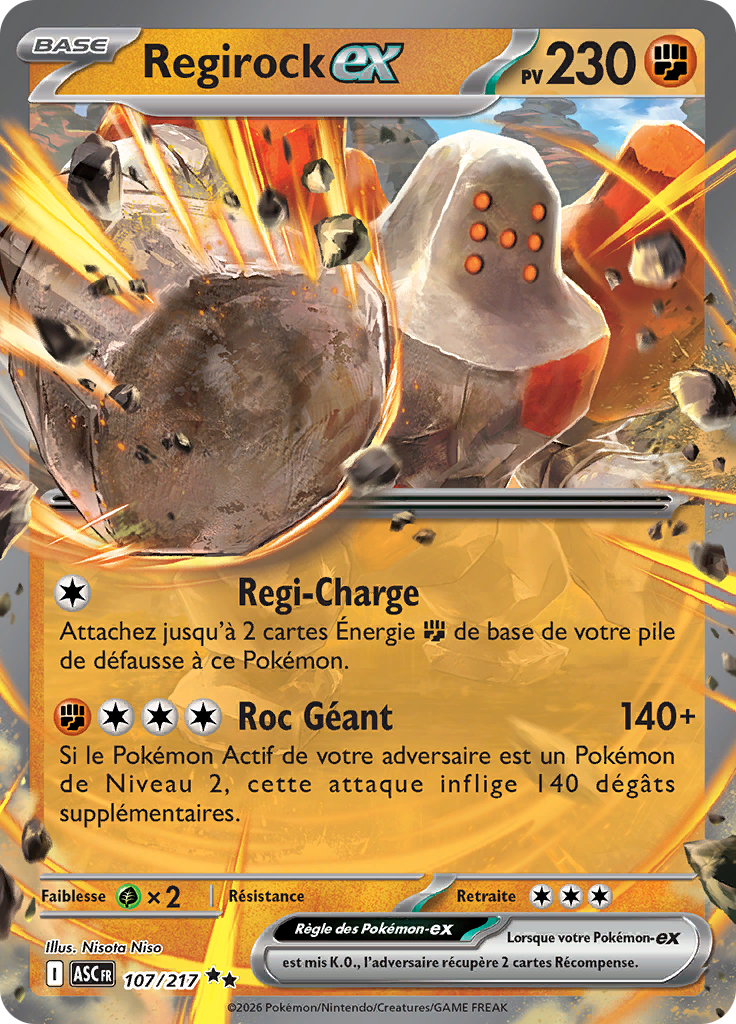 Regirock ex -  -  - Ultra Rare