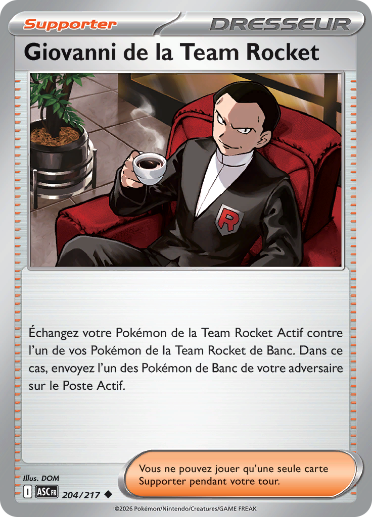 Giovanni de la Team Rocket -  -  - Peu commune