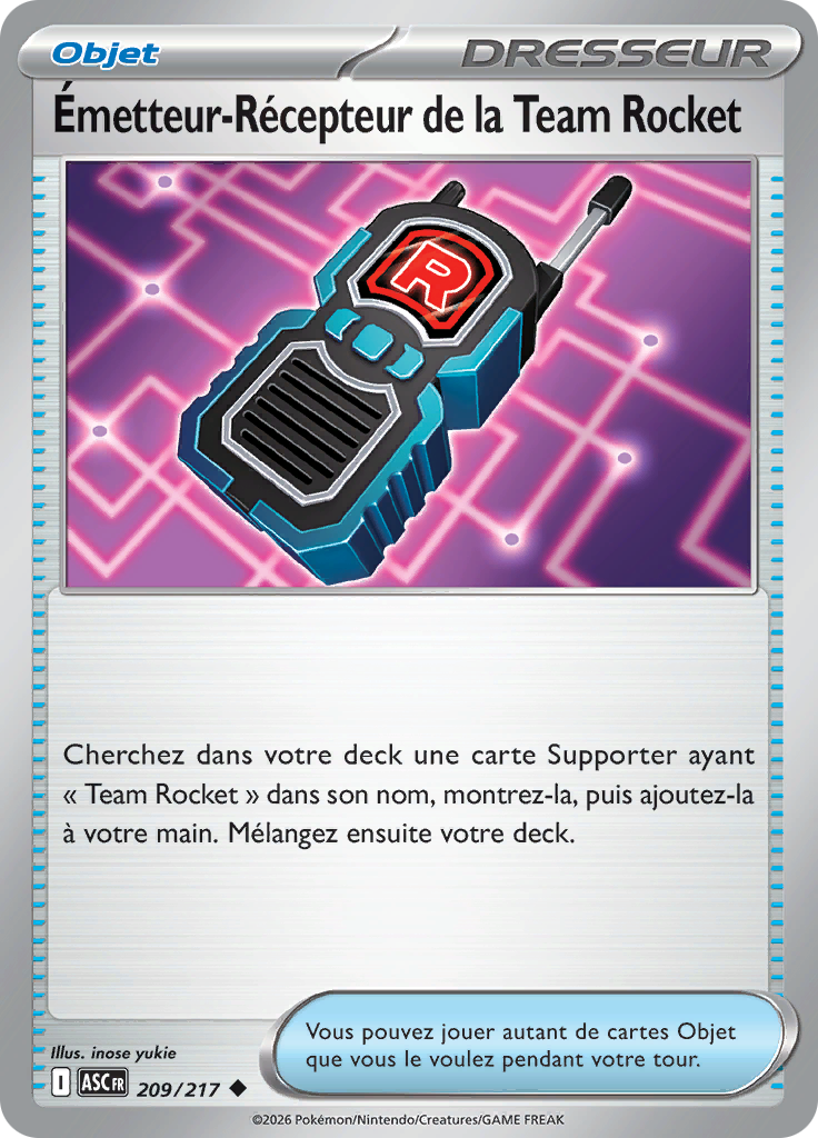 Émetteur-Récepteur de la Team Rocket -  -  - Peu commune