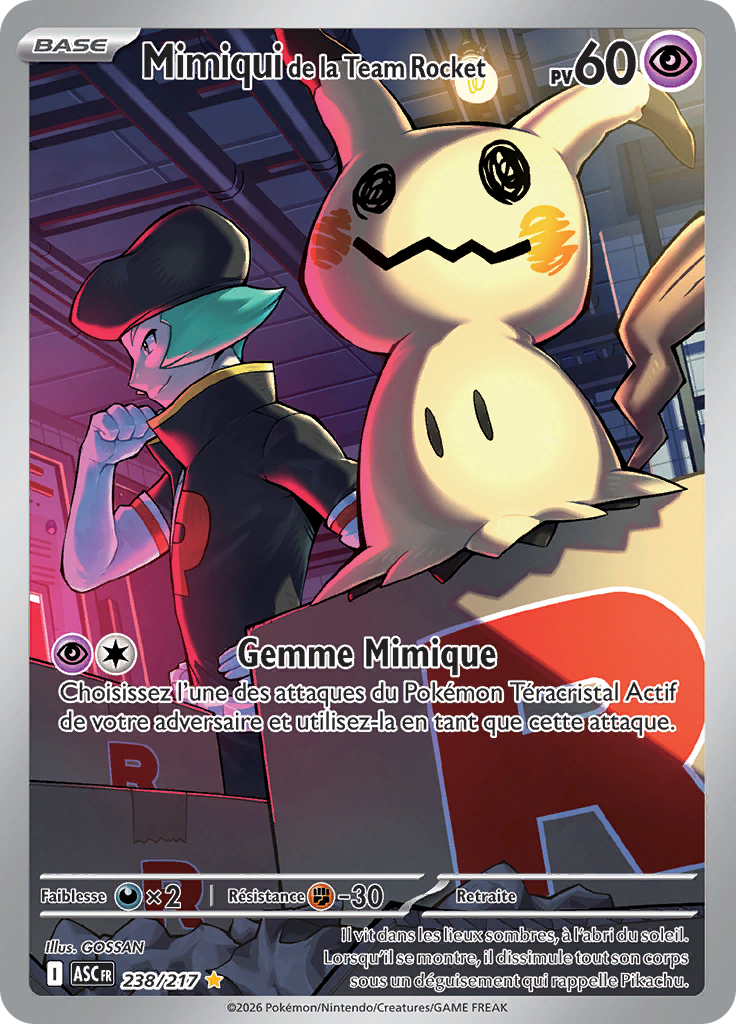 Mimiqui de la Team Rocket -  -  - Ultra Rare