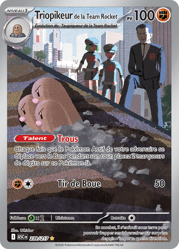 Triopikeur de la Team Rocket -  -  - Ultra Rare