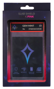 Protection pour cartes gradées Dark Pink - Arkane Shield