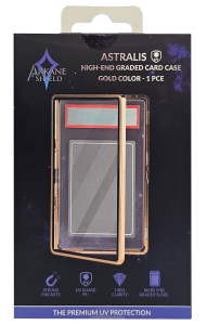 Protection pour cartes gradées Aluminium Gold - Arkane Shield