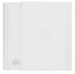 Premium Binder Signature avec Fourreau White Finish - Arkane Shield