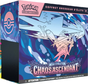 ETB Pokémon Chaos Ascendant ME 4 - Coffret Dresseur D'Élite - Méga-Amphinobi
