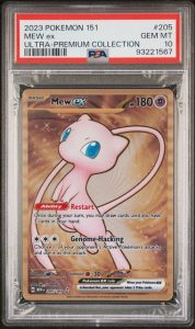 Mew ex 205/165 Gold Metal Promo UPC 151 - PSA 10