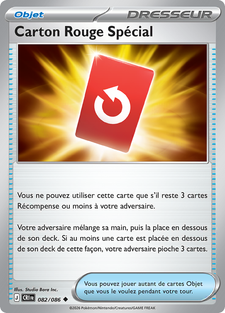 Carton Rouge Spécial -  -  - Peu commune