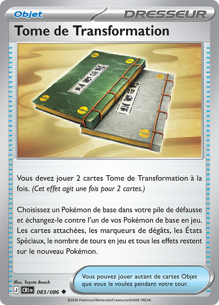 Tome de Transformation -  -  - Peu commune
