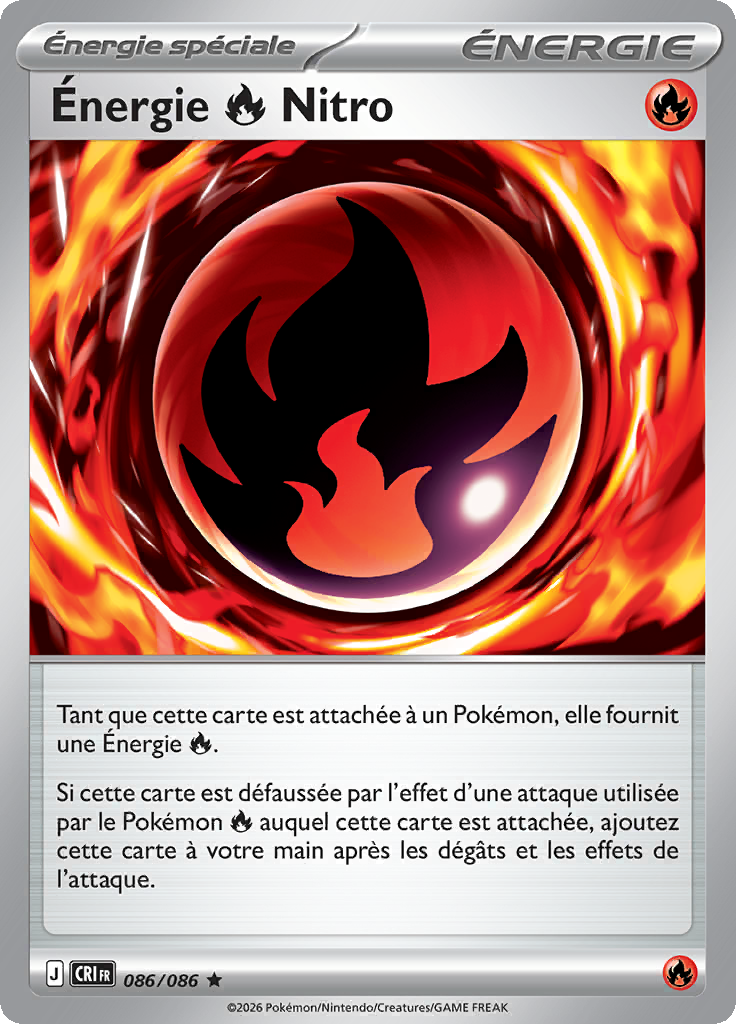 Énergie Feu Nitro -  -  - Rare