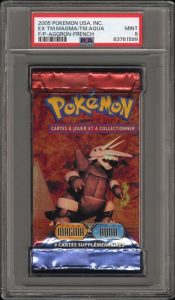 Booster gradé Pokémon Ex Team Magma vs Team Aqua - Illustration Galeking - PSA 9