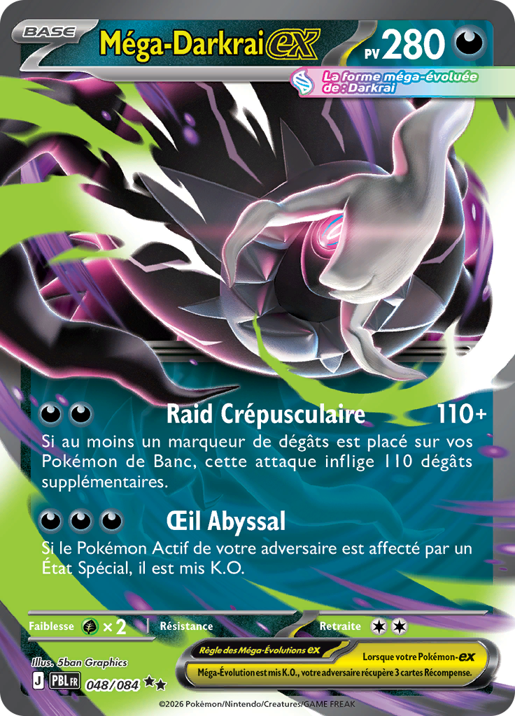 Méga-Darkrai ex -  -  - Ultra Rare