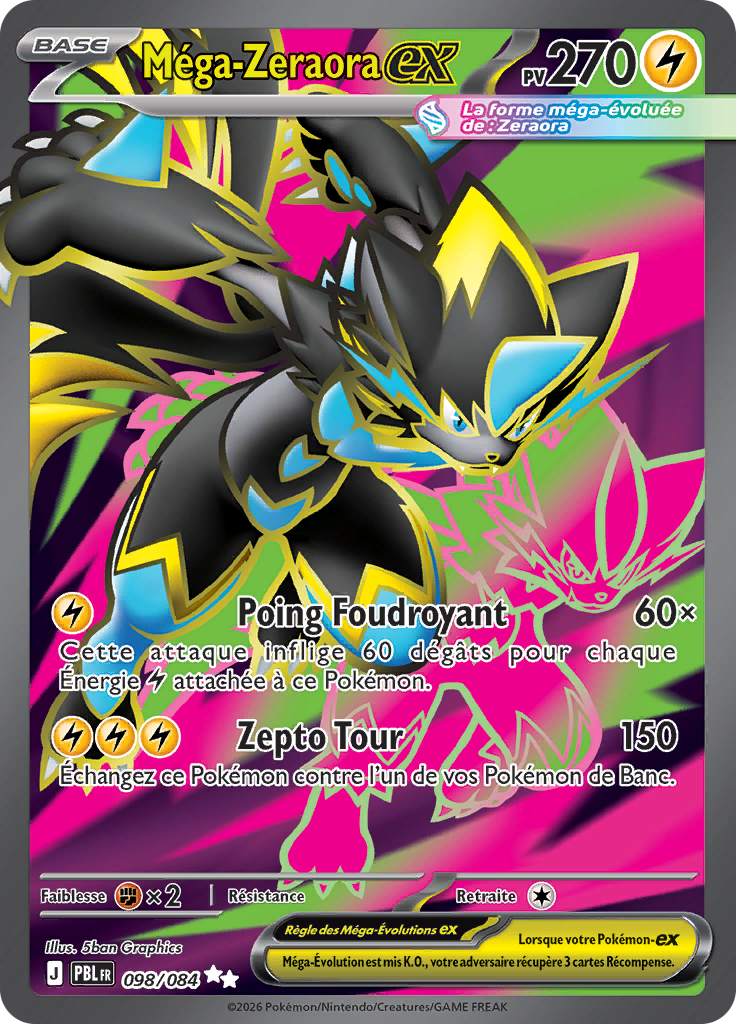 Méga-Zeraora ex -  -  - Ultra Rare