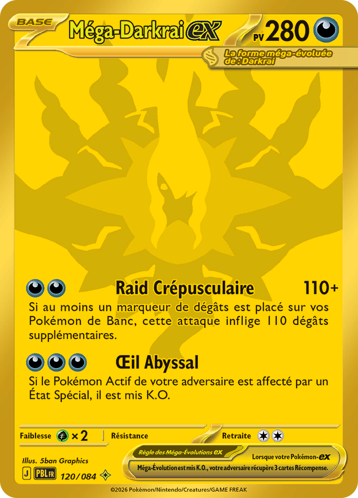 Méga-Darkrai ex -  -  - Ultra Rare