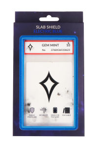 Protection pour cartes gradées Electric Blue - Arkane Shield