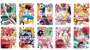 Lot des 10 Cartes Promo Round 1 x One Piece Japonais