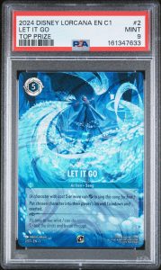 Let it Go Top 128 Prize Lorcana Challenge - PSA 9