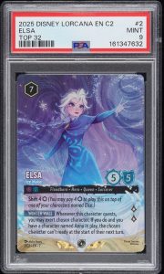 Elsa Ice Maker Top 32 Prize Lorcana Challenge - PSA 9
