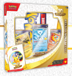 Coffret Collection Poster Pokémon 30e Anniversaire ME 5.5
